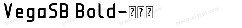 VegaSB Bold字体转换
